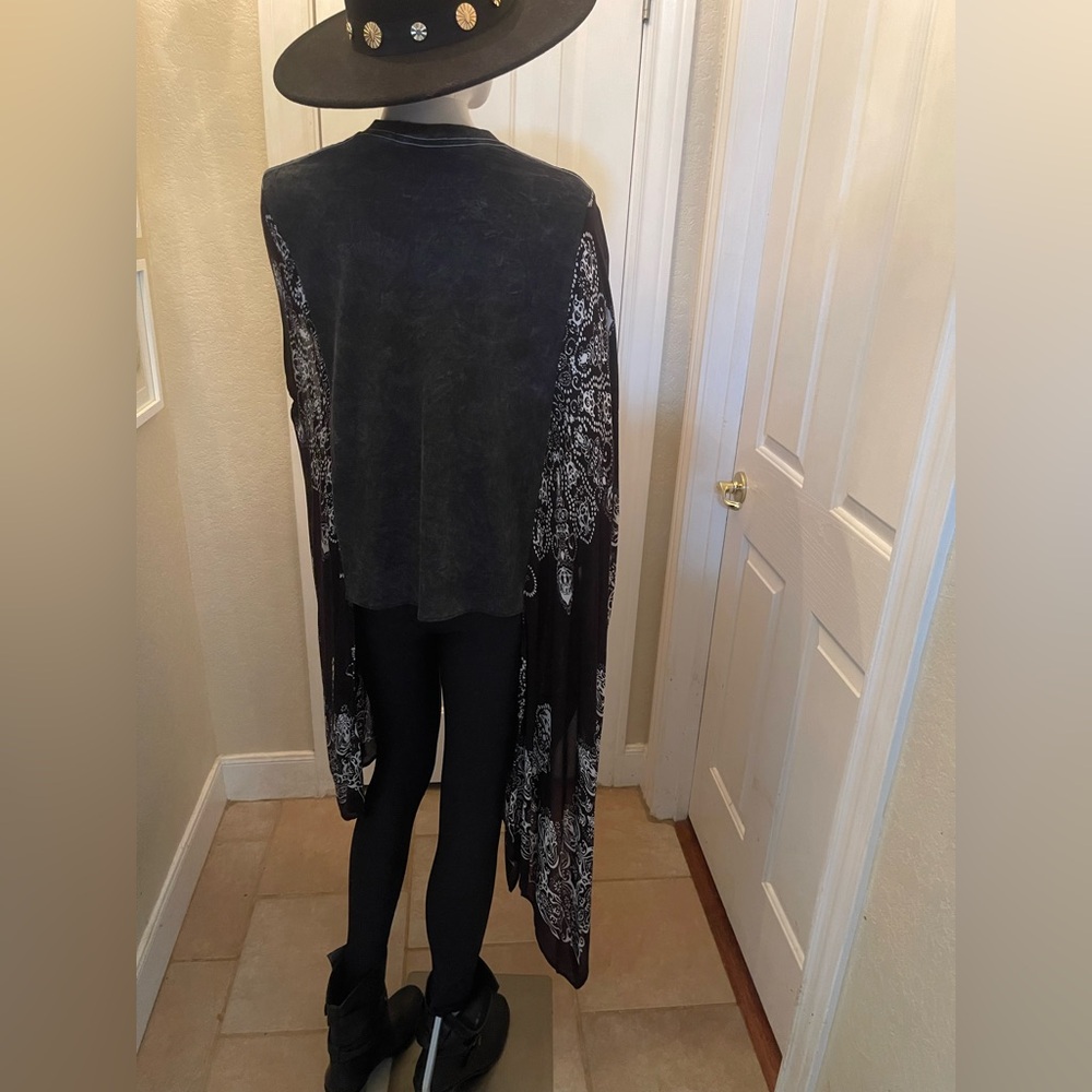 One of a kind custom Chris Stapleton Poncho Top - Picture 4 of 5
